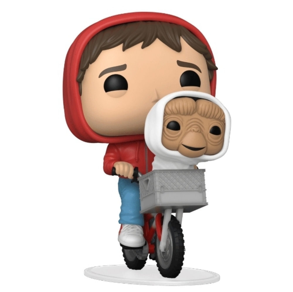 Funko Pop Movies Elliott & E.T. (#1252) Vinyl Figures in Soft Protector